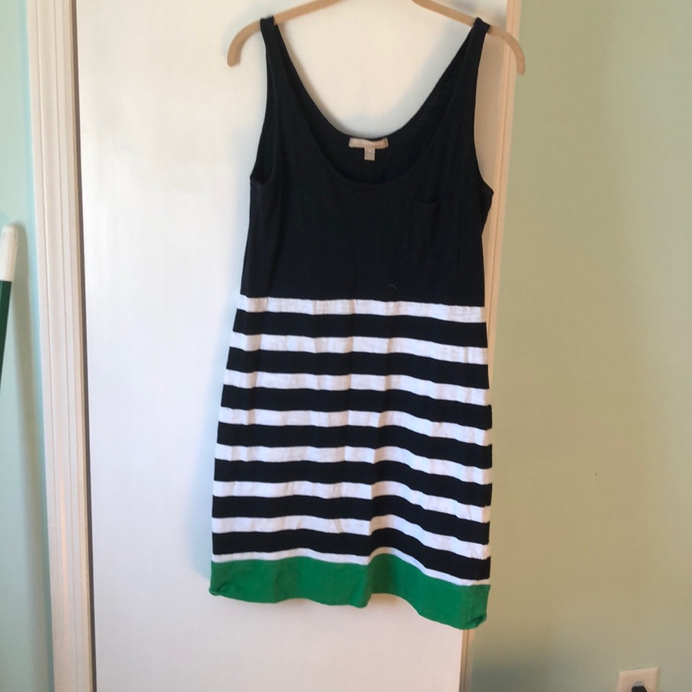Banana republic cotton striped dress
